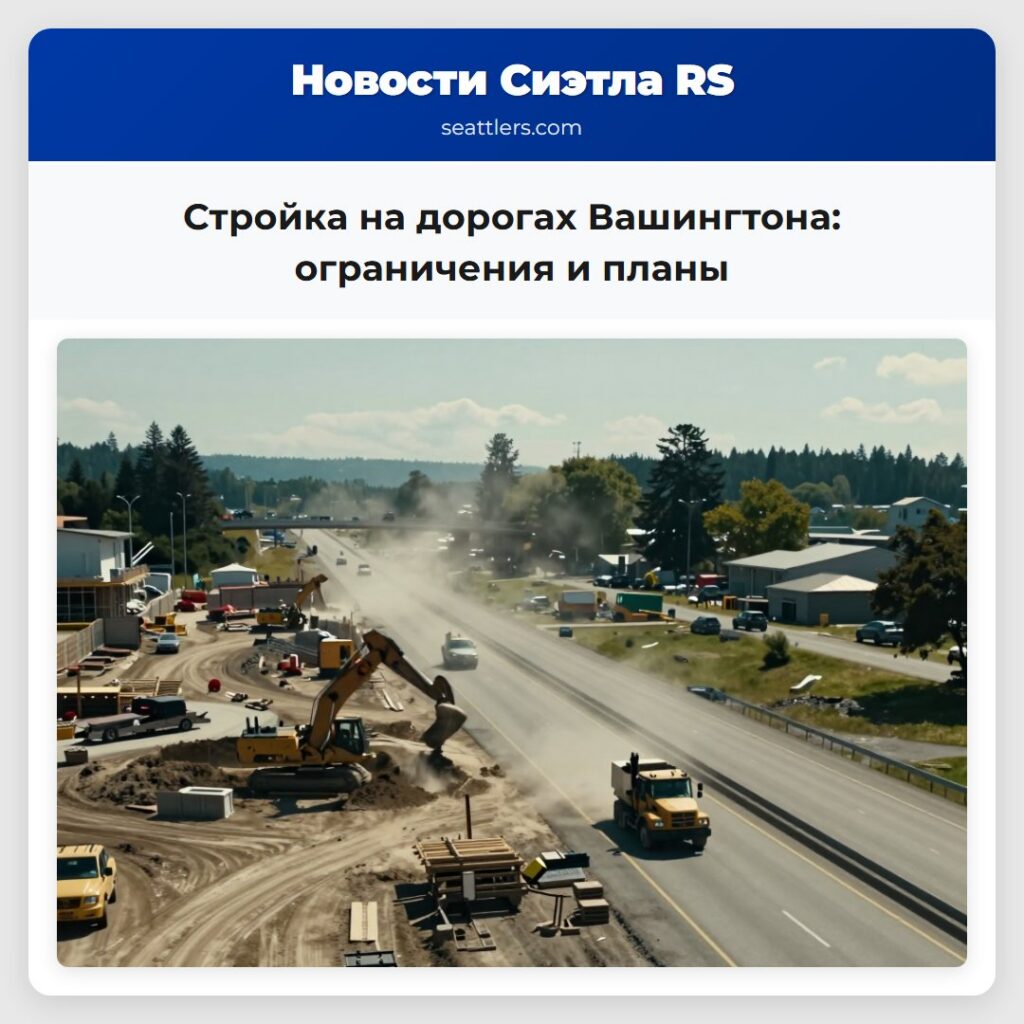 Стройка на дорогах Вашингтона: ограничения и планы