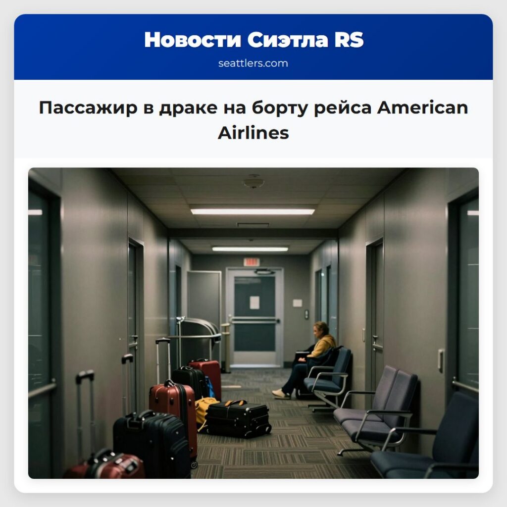 Пассажир в драке на борту рейса American Airlines