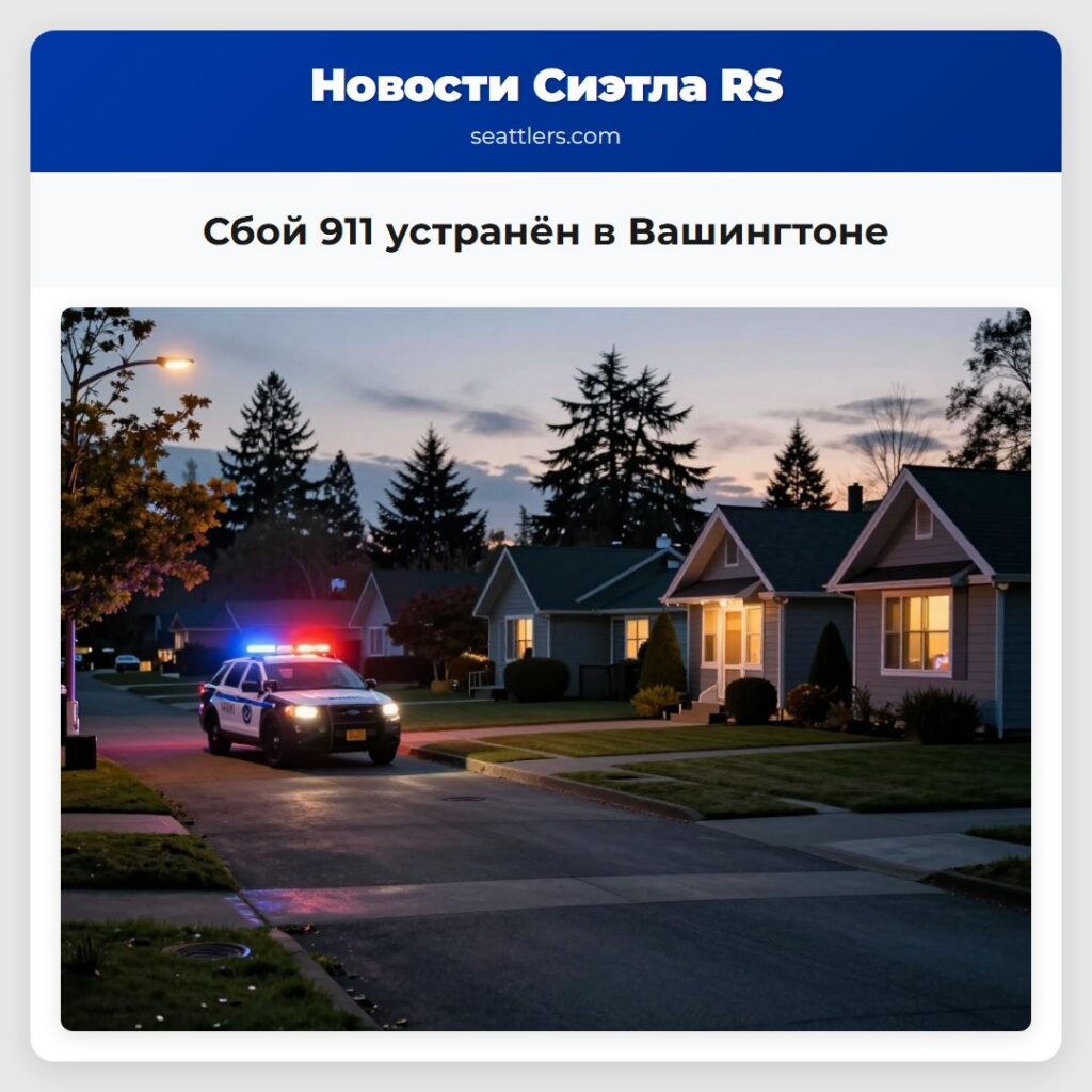Сбой 911 устранён в Вашингтоне