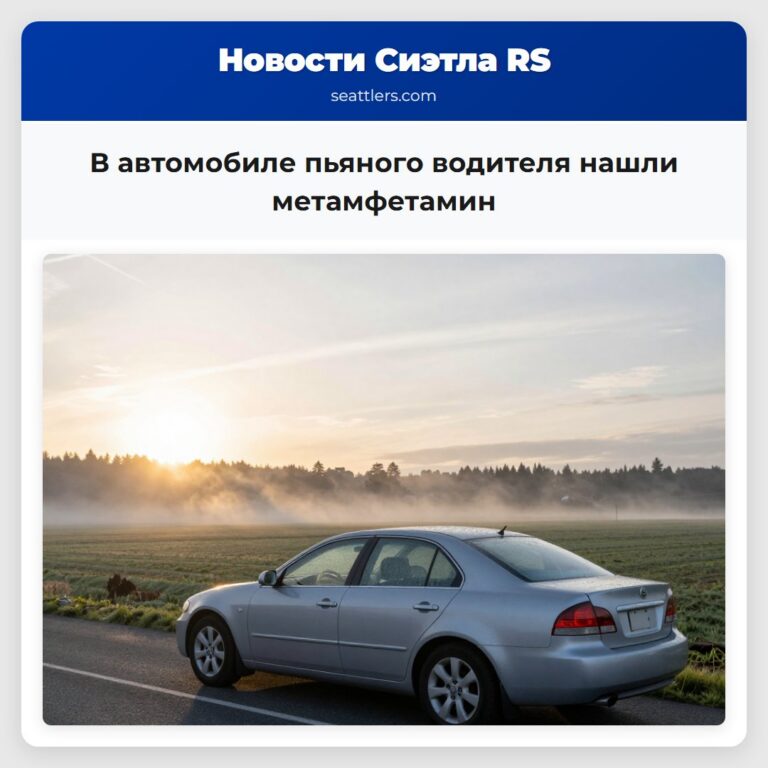 В автомобиле пьяного водителя нашли метамфетамин