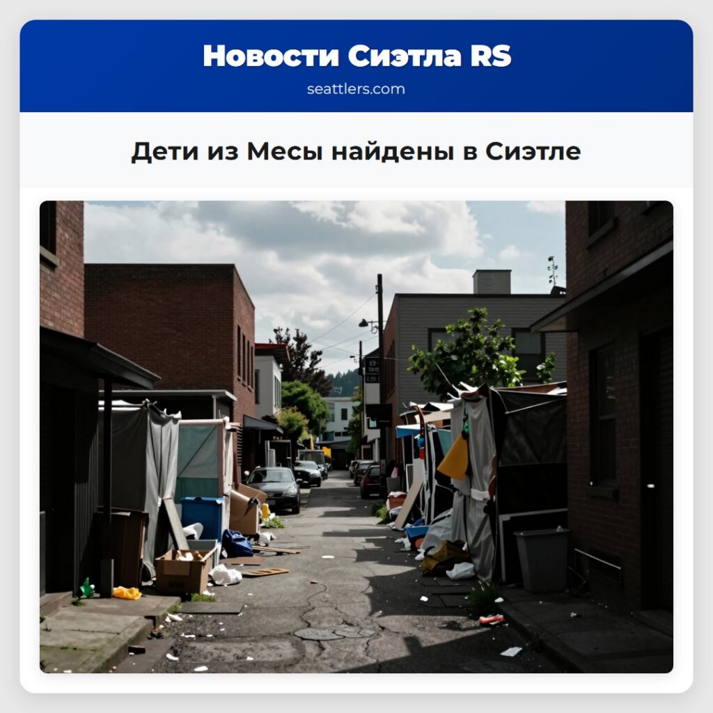 Дети из Месы найдены в Сиэтле