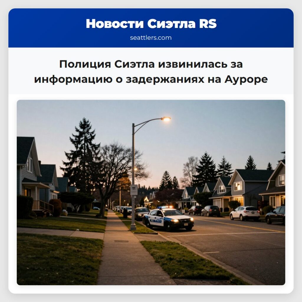Полиция Сиэтла извинилась за информацию о