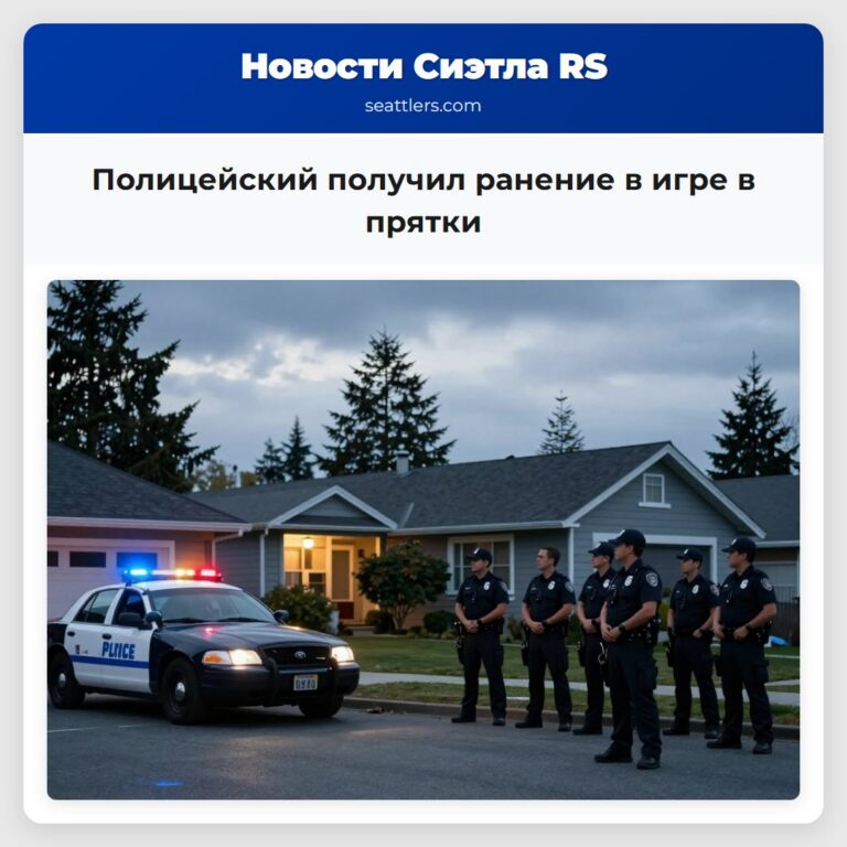 Полицейский получил ранение в игре в прятки