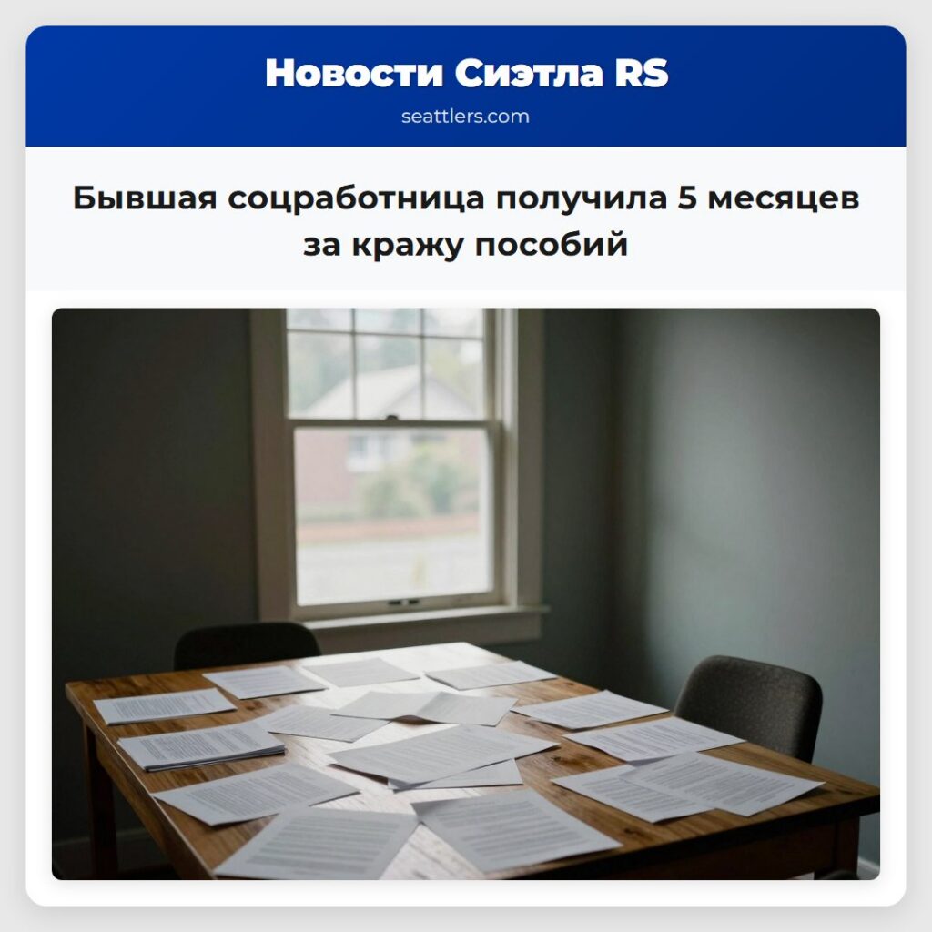 Бывшая соцработница получила 5 месяцев за кражу