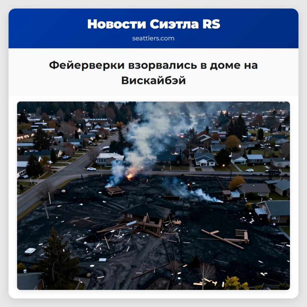 Фейерверки взорвались в доме на Вискайбэй