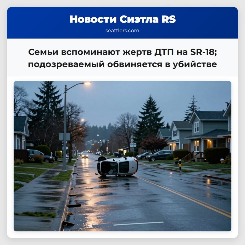 Семьи вспоминают жертв ДТП на SR-18;