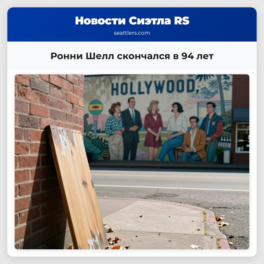 Ронни Шелл скончался в 94 лет