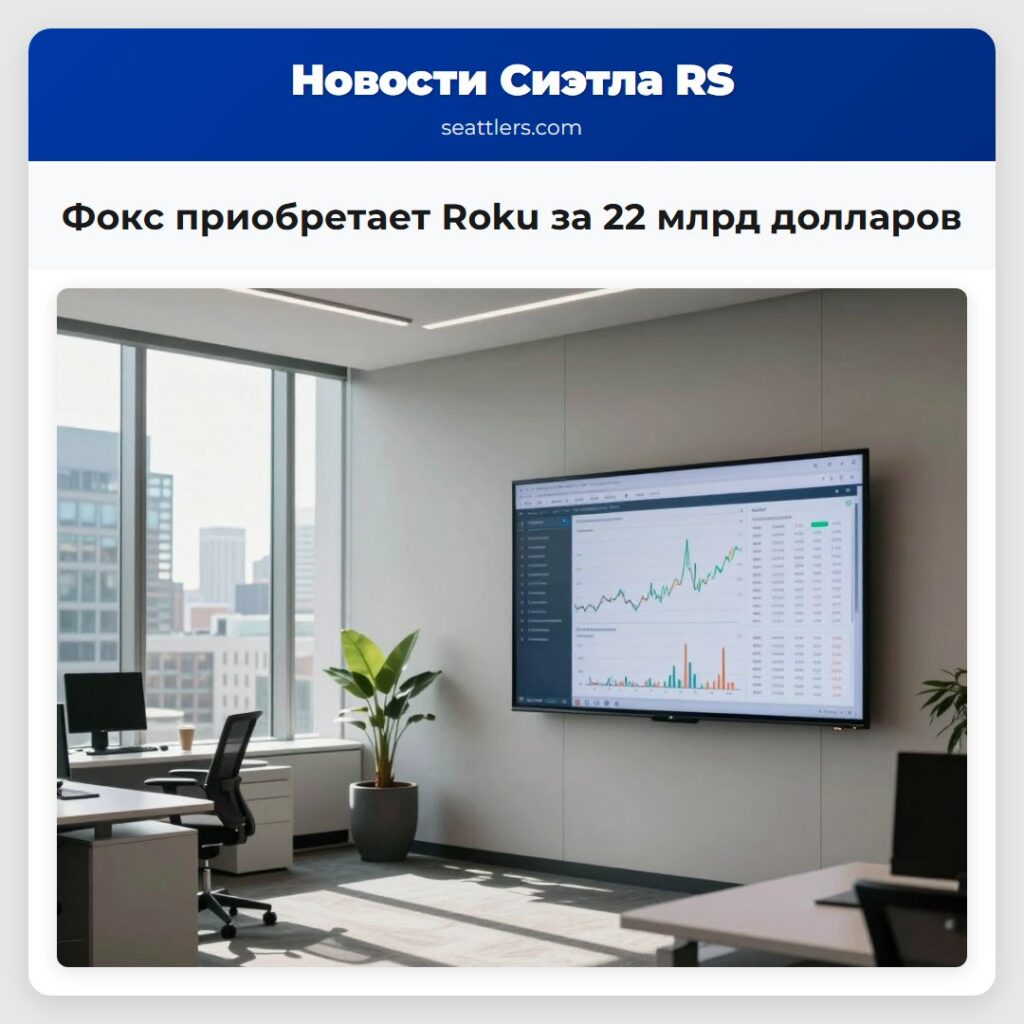 Фокс приобретает Roku за 22 млрд долларов
