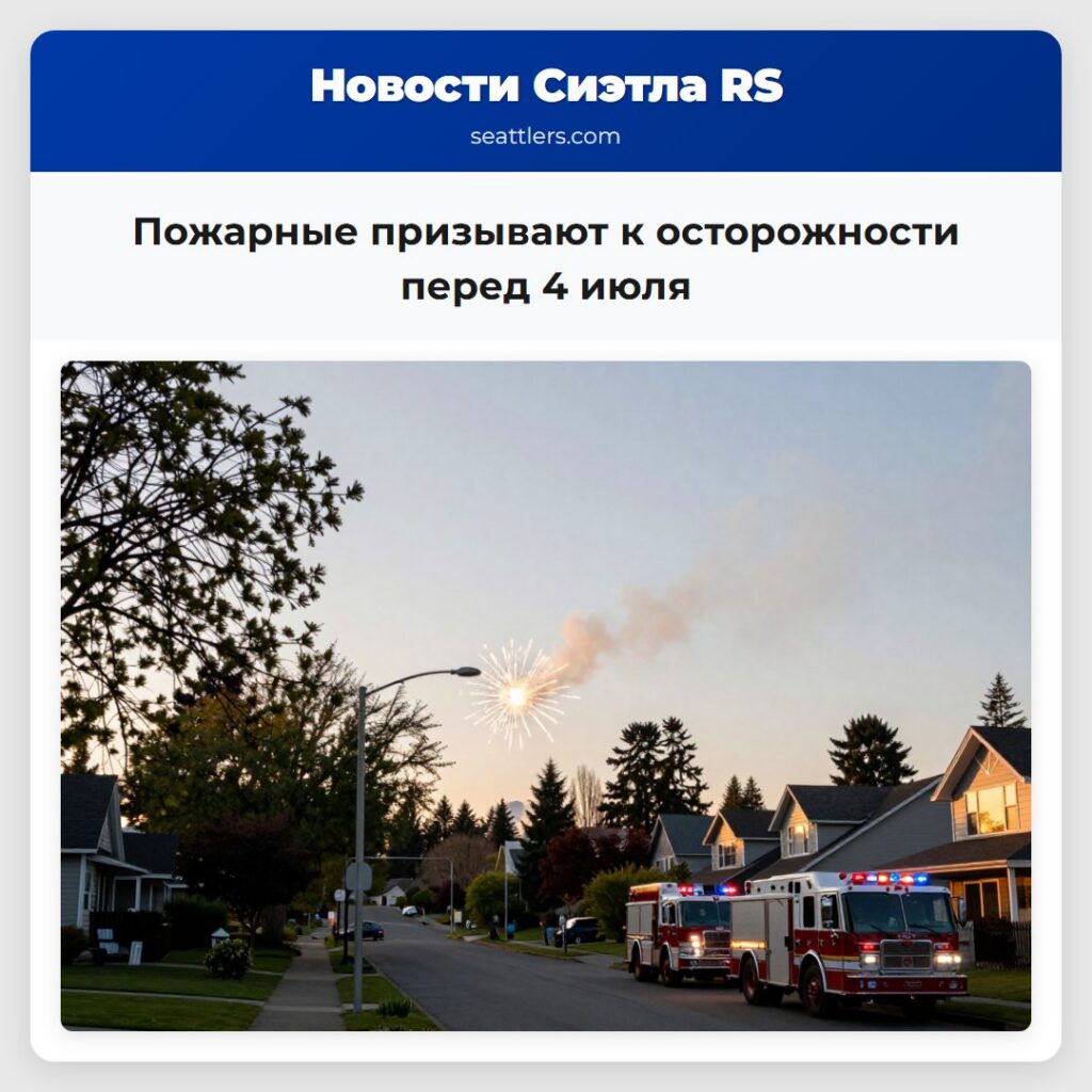 Пожарные призывают к осторожности перед 4 июля
