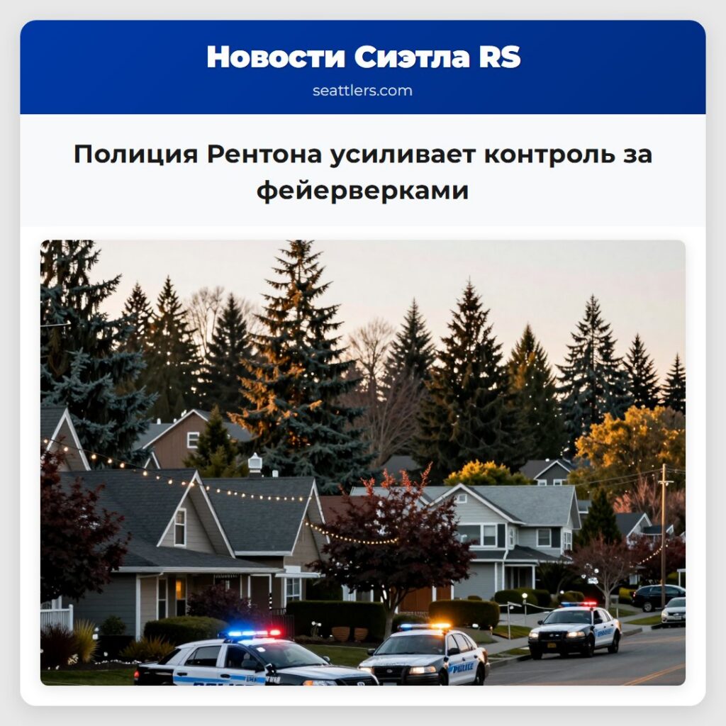 Полиция Рентона усиливает контроль за фейерверками