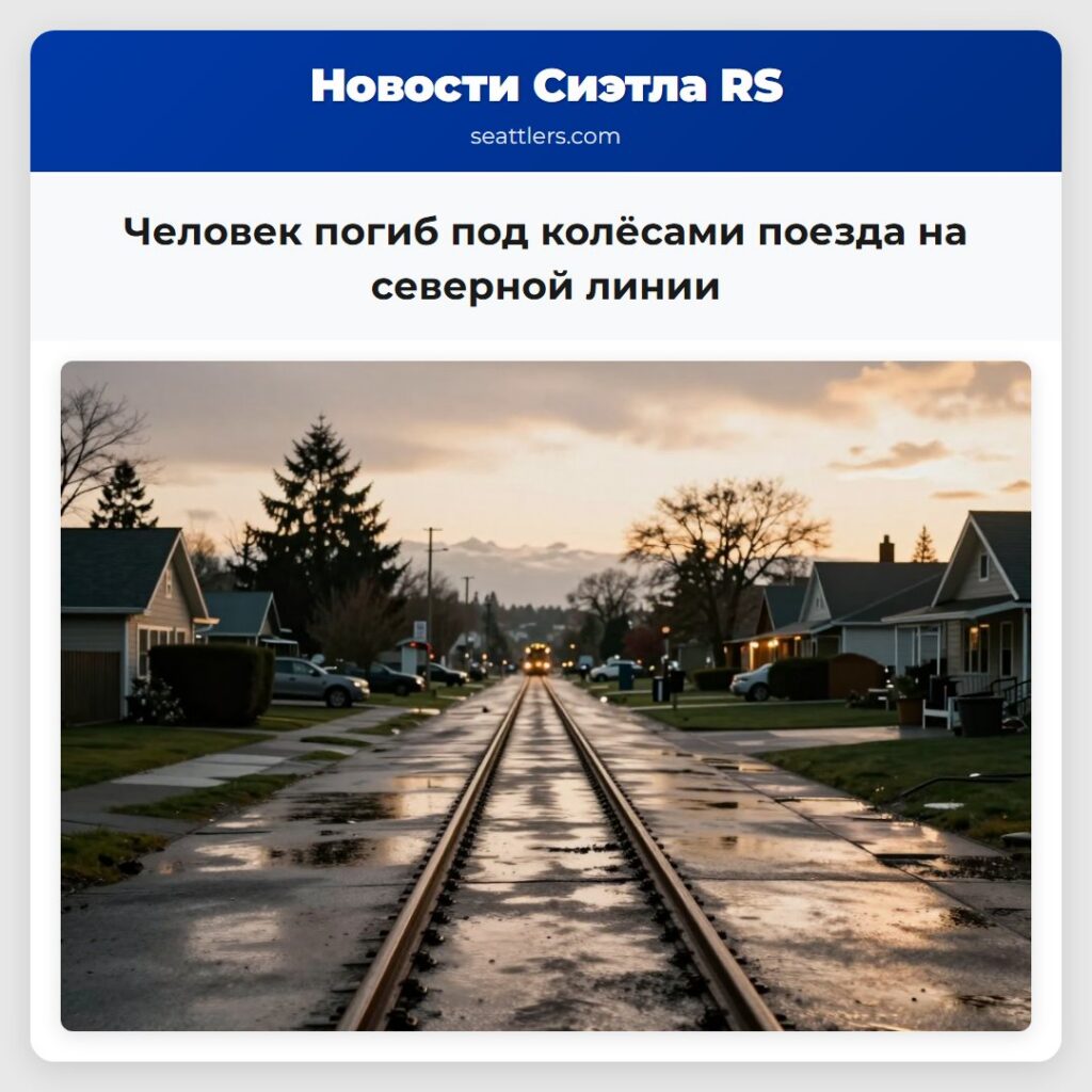 Человек погиб под колёсами поезда на северной