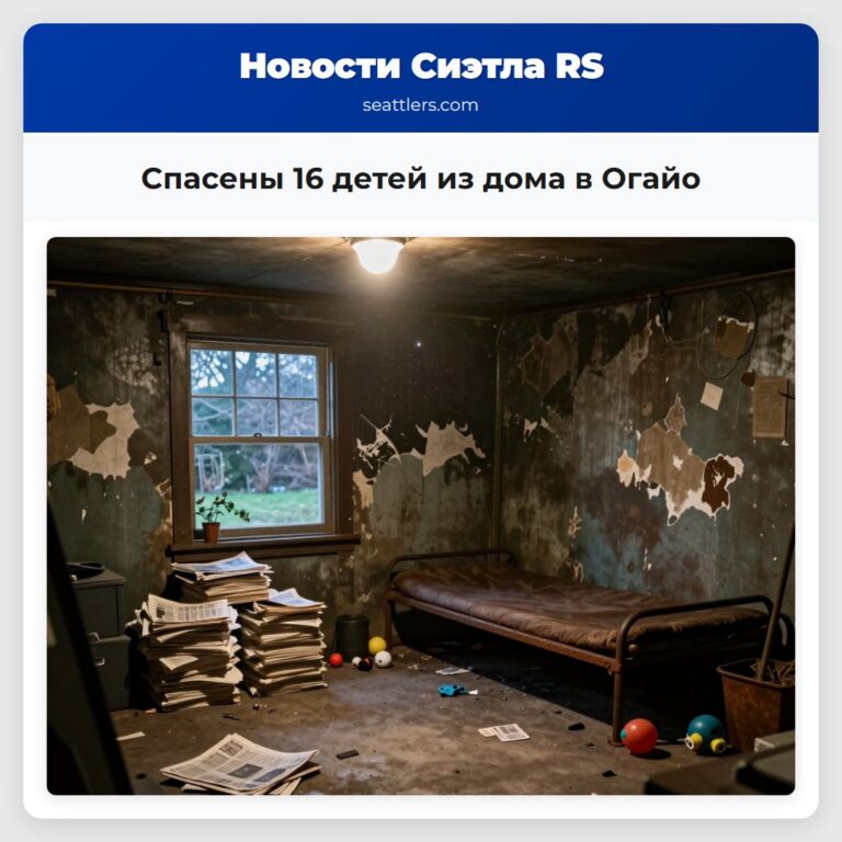 Спасены 16 детей из дома в Огайо