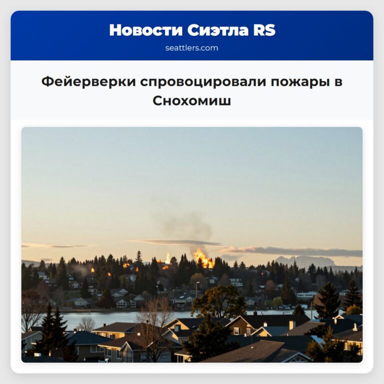 Фейерверки спровоцировали пожары в Снохомиш