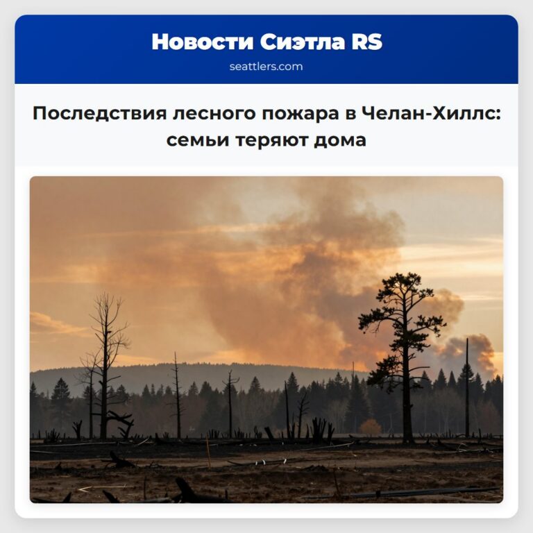 Последствия лесного пожара в Челан-Хиллс семьи теряют дома
