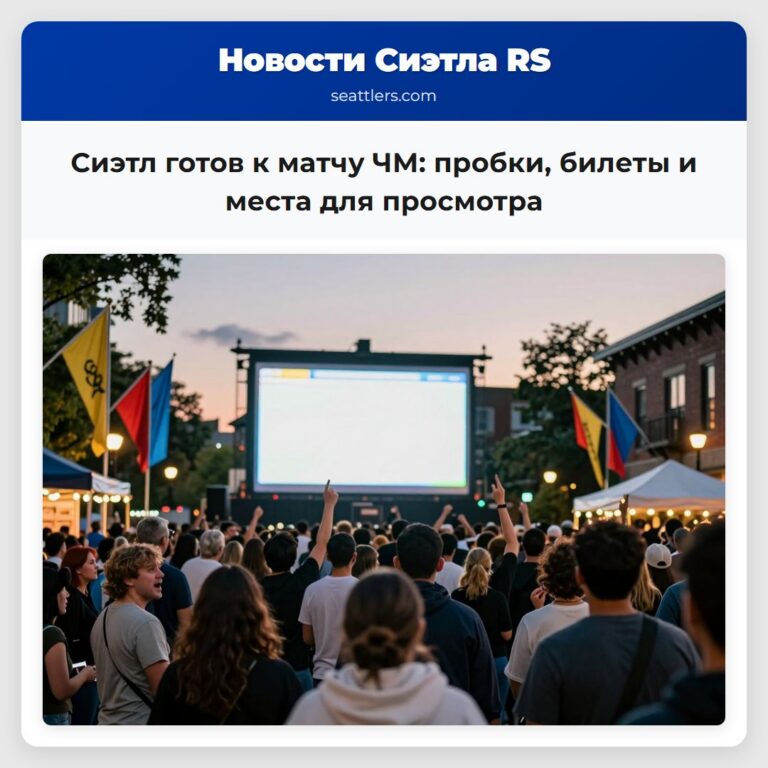 Сиэтл готов к матчу ЧМ пробки билеты и места для просмотра
