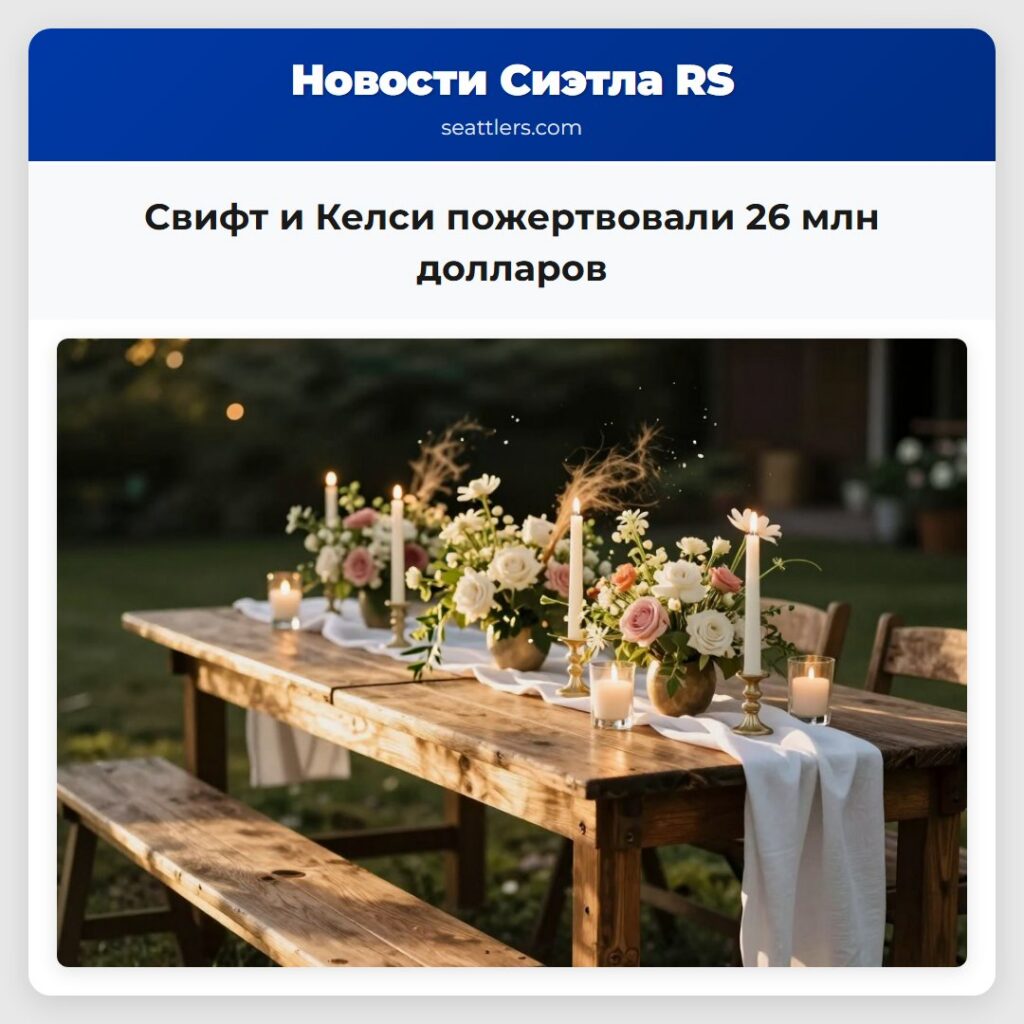 Свифт и Келси пожертвовали 26 млн долларов