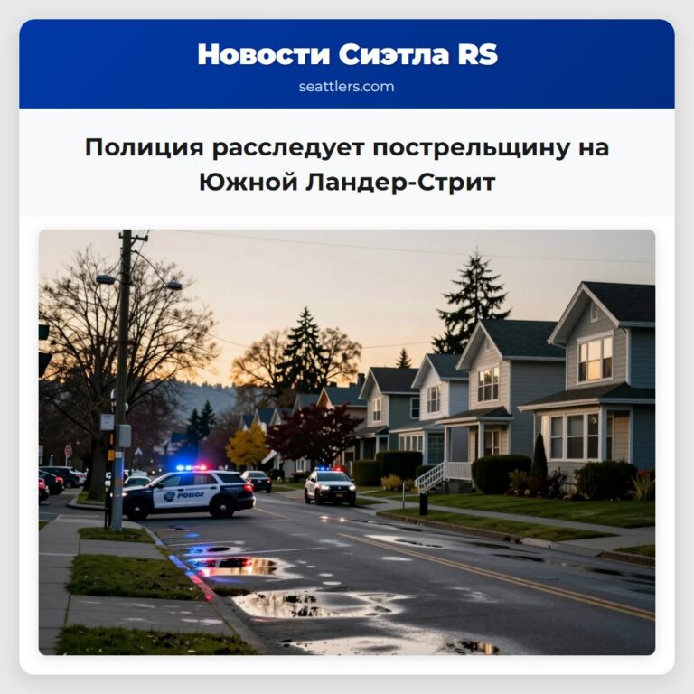 Полиция расследует пострельщину на Южной Ландер-Стрит