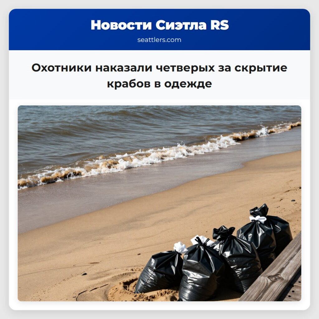 Охотники наказали четверых за скрытие крабов в
