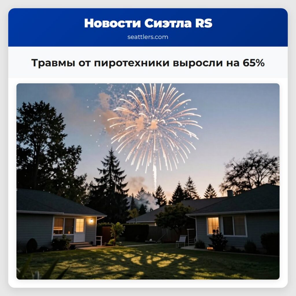 Травмы от пиротехники выросли на 65%