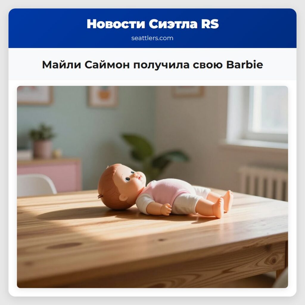 Майли Саймон получила свою Barbie