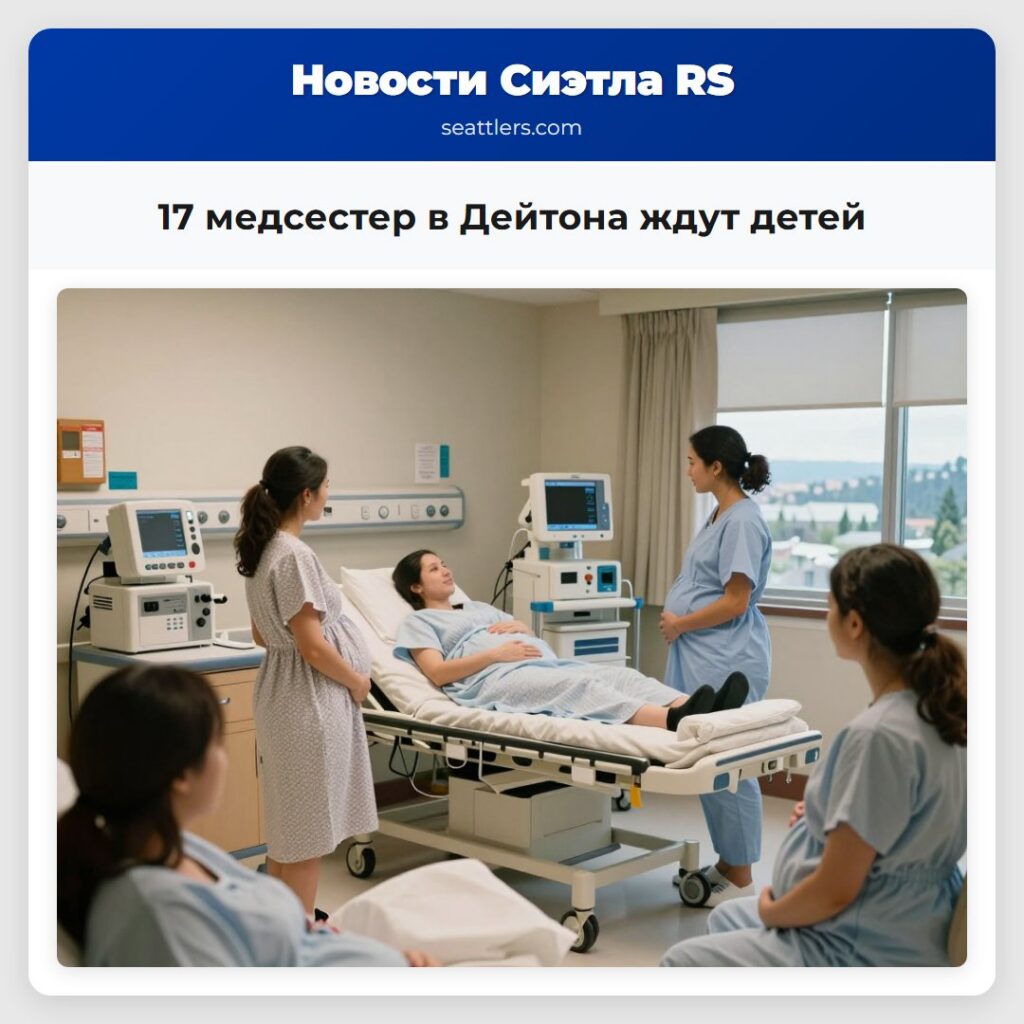 17 медсестер в Дейтона ждут детей