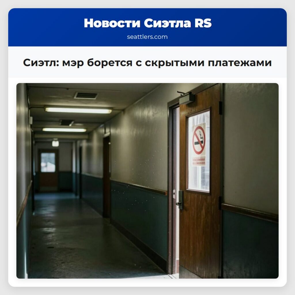Сиэтл: мэр борется с скрытыми платежами
