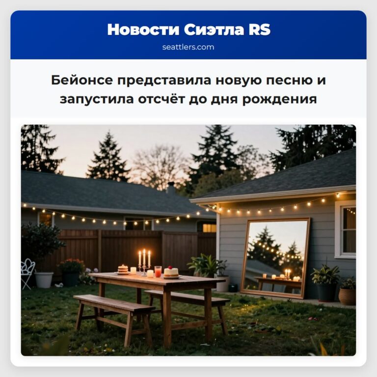 Бейонсе представила новую песню и запустила отсчёт до дня рождения