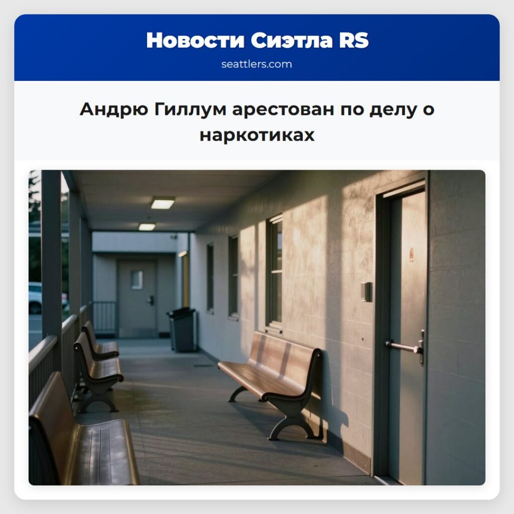 Андрю Гиллум арестован по делу о наркотиках