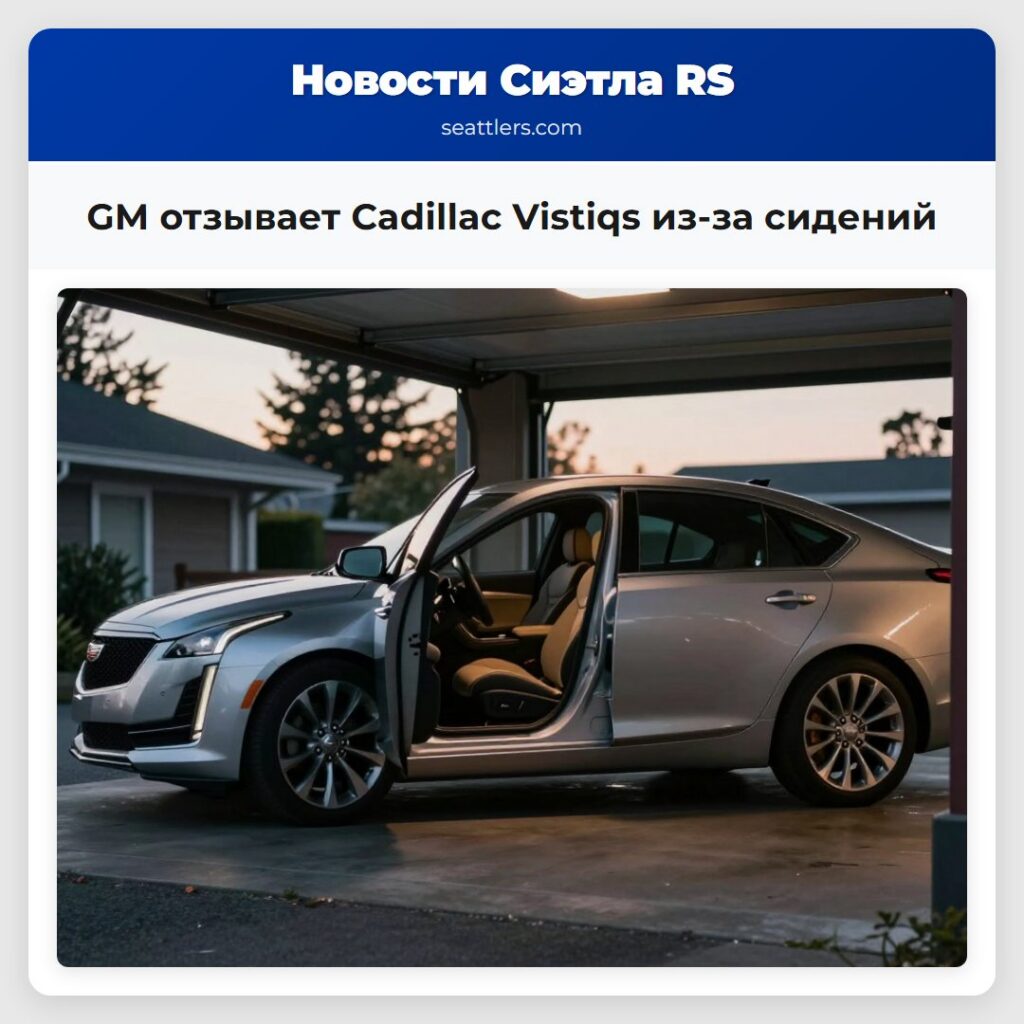 GM отзывает Cadillac Vistiqs из-за сидений