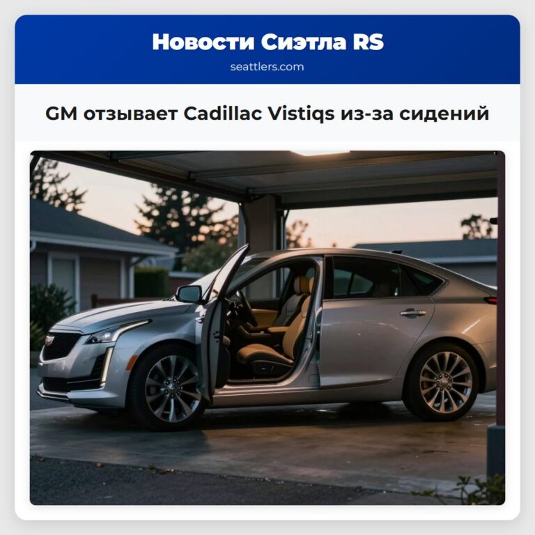 GM отзывает Cadillac Vistiqs из-за сидений