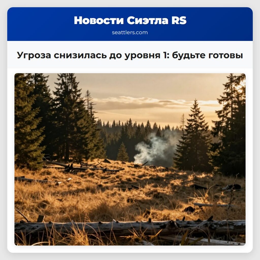 Угроза снизилась до уровня 1: будьте готовы
