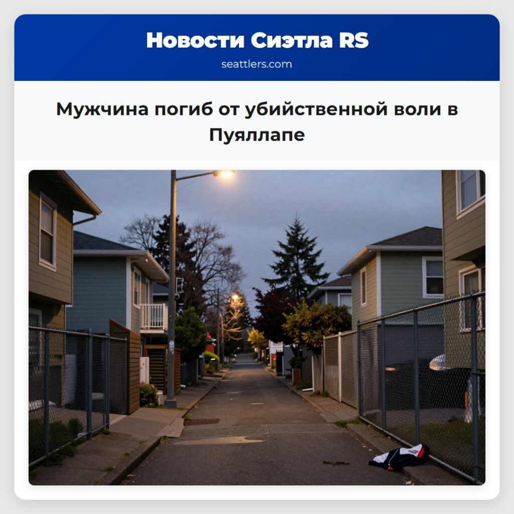 Мужчина погиб от убийственной воли в Пуяллапе