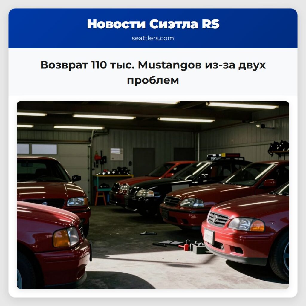 Возврат 110 тыс. Mustangов из-за двух проблем