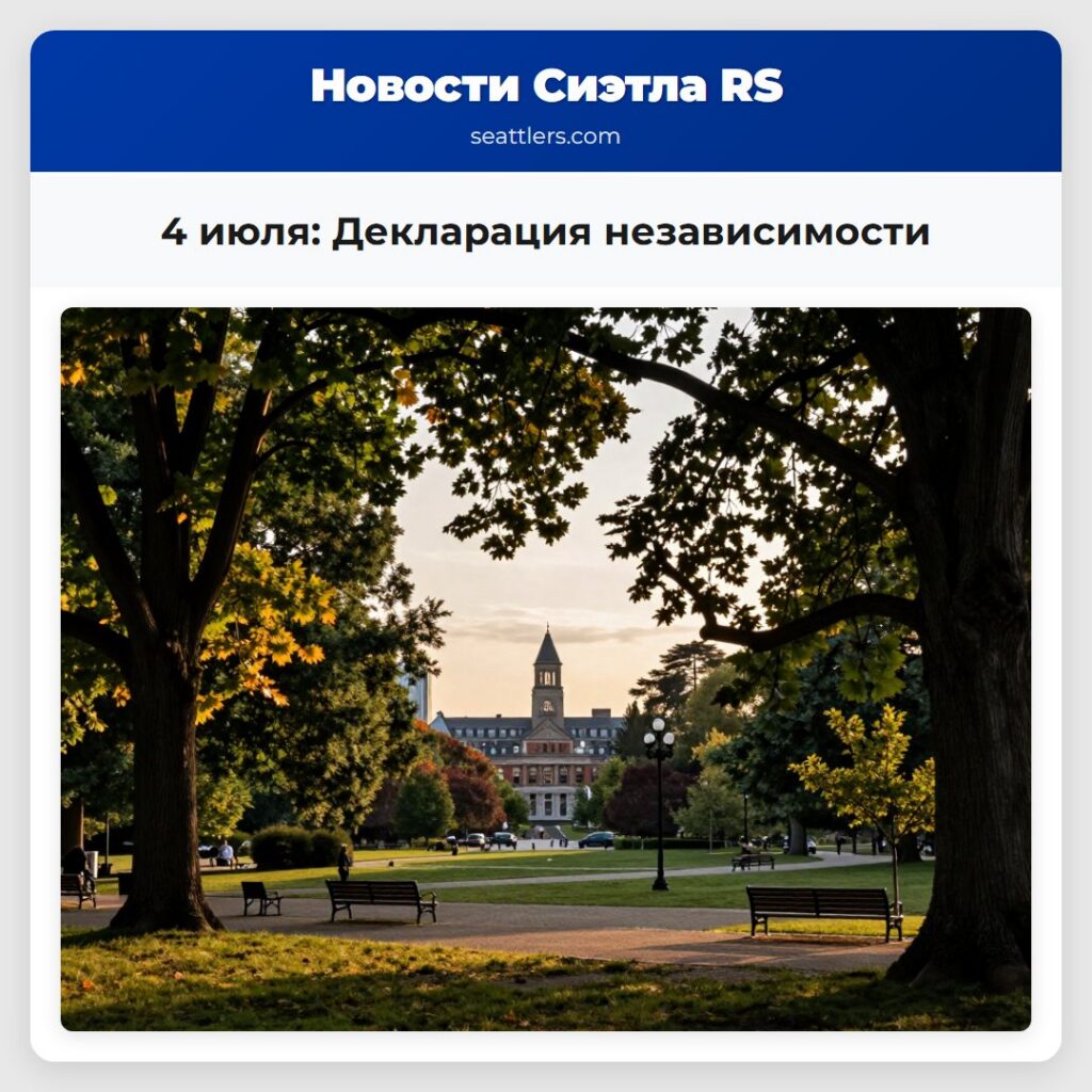 4 июля: Декларация независимости