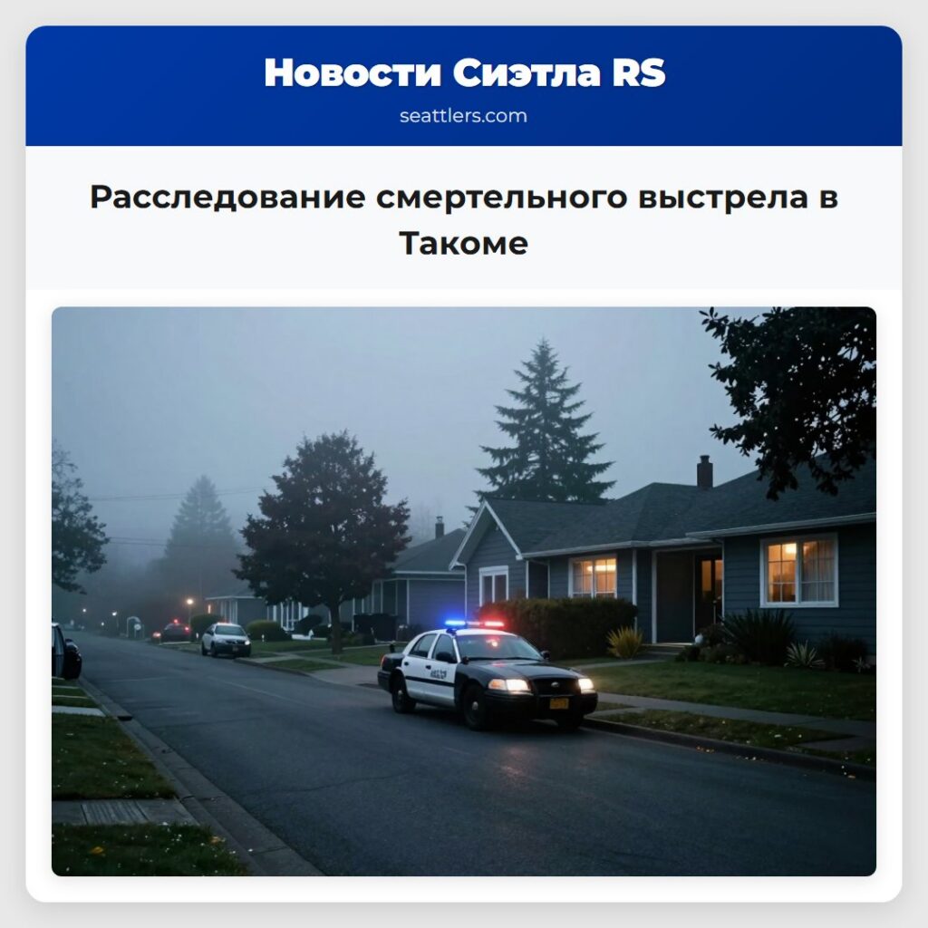 Расследование смертельного выстрела в Такоме
