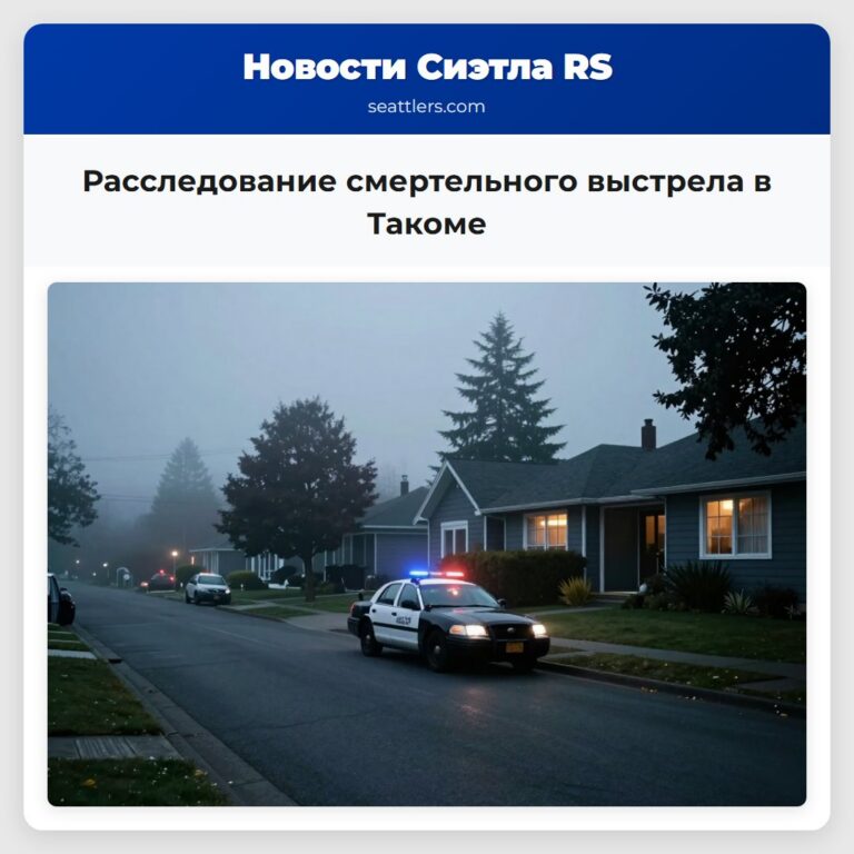 Расследование смертельного выстрела в Такоме