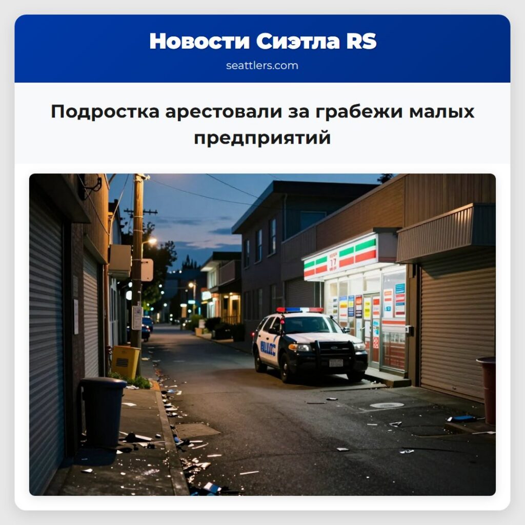 Подростка арестовали за грабежи малых предприятий