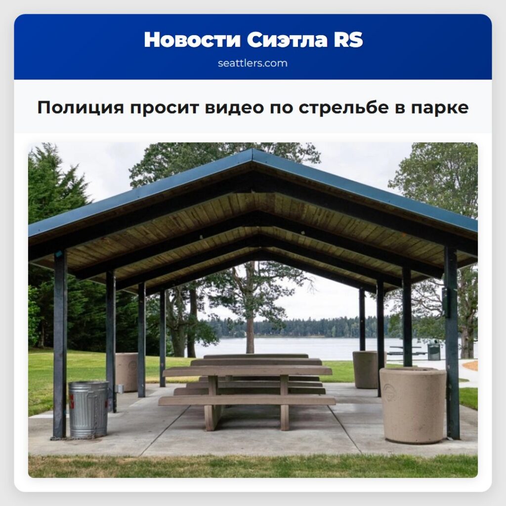 Полиция просит видео по стрельбе в парке