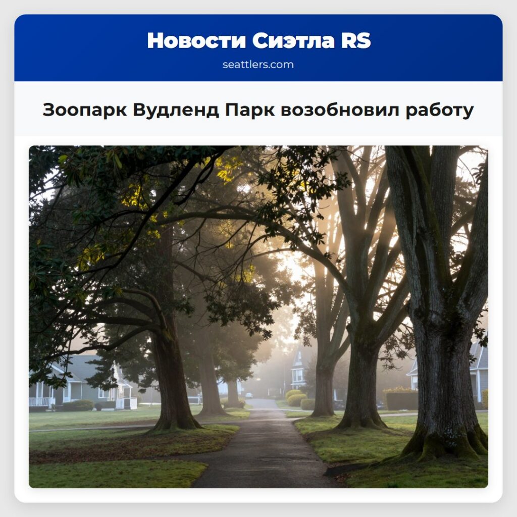Зоопарк Вудленд Парк возобновил работу